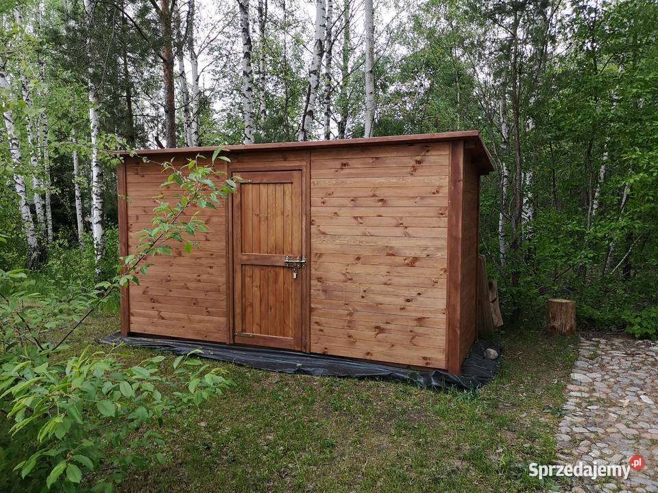 Domek narzędziowy 4 x 15m z dachem prostym śląskie Kalety