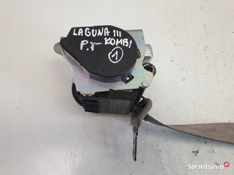 PAS BEZPIECZEŃSTWA prawy TYŁ Renault Laguna III Rudka