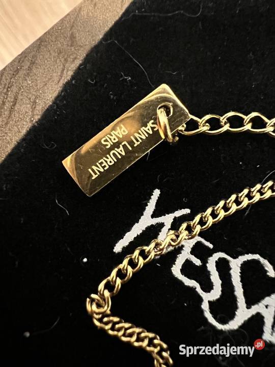 Bransoletka saint laurent gold nowa Tarnowskie Góry