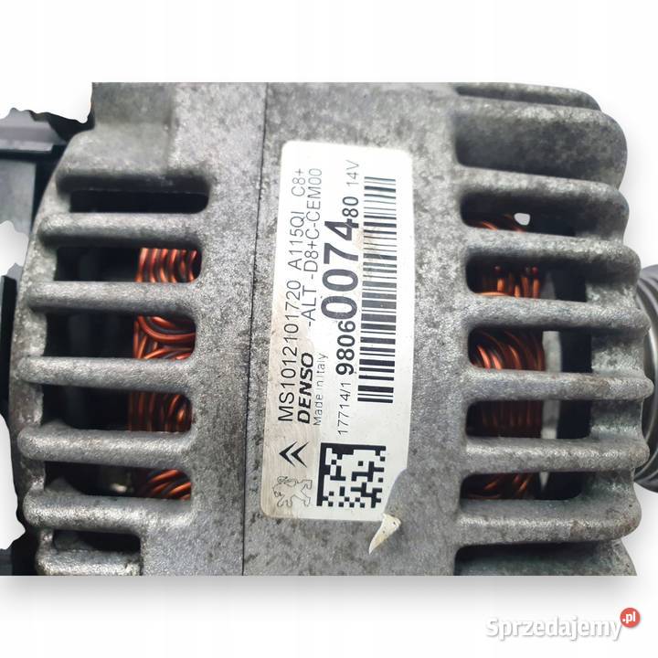 ALTERNATOR Citroen C3 Peugeot 208 2008 12 VTi Układ elektryczny silnika Chełm sprzedam