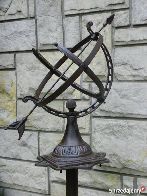 GIGANTYCZNY ZEGAR SŁONECZNY ŻELIWO KRAKÓW Kraków