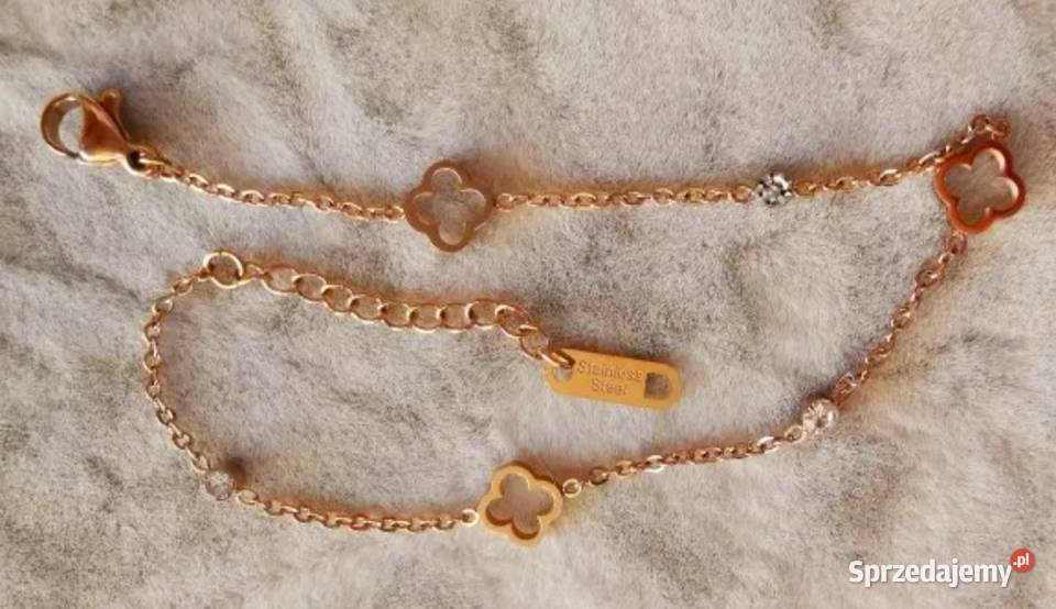 Nowa bransoletka celebrytka LV ze stali Gdańsk