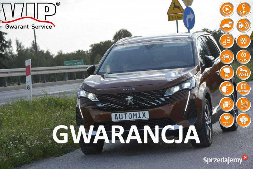 Peugeot 5008 15 BlueHDI doinwestowany gwarancja nieuszkodzony podkarpackie Sędziszów Małopolski