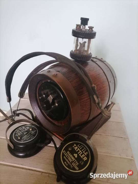 Detefon radio kryształkowe z lat 20 tych US Audio Kraków