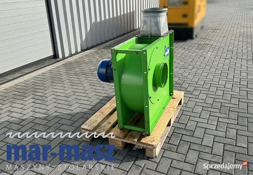 Wentylator TYWENT do odciągu trocin wyciąg 75kW Sierakowska Huta