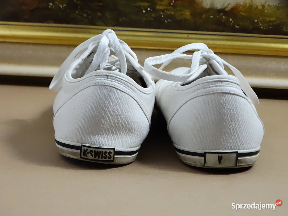Białe trampki KSwiss męskie 44 285 Stan inna Biłgoraj