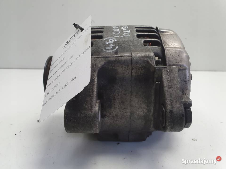 ALTERNATOR Kia Sorento 25 CRDI Alternator lubelskie