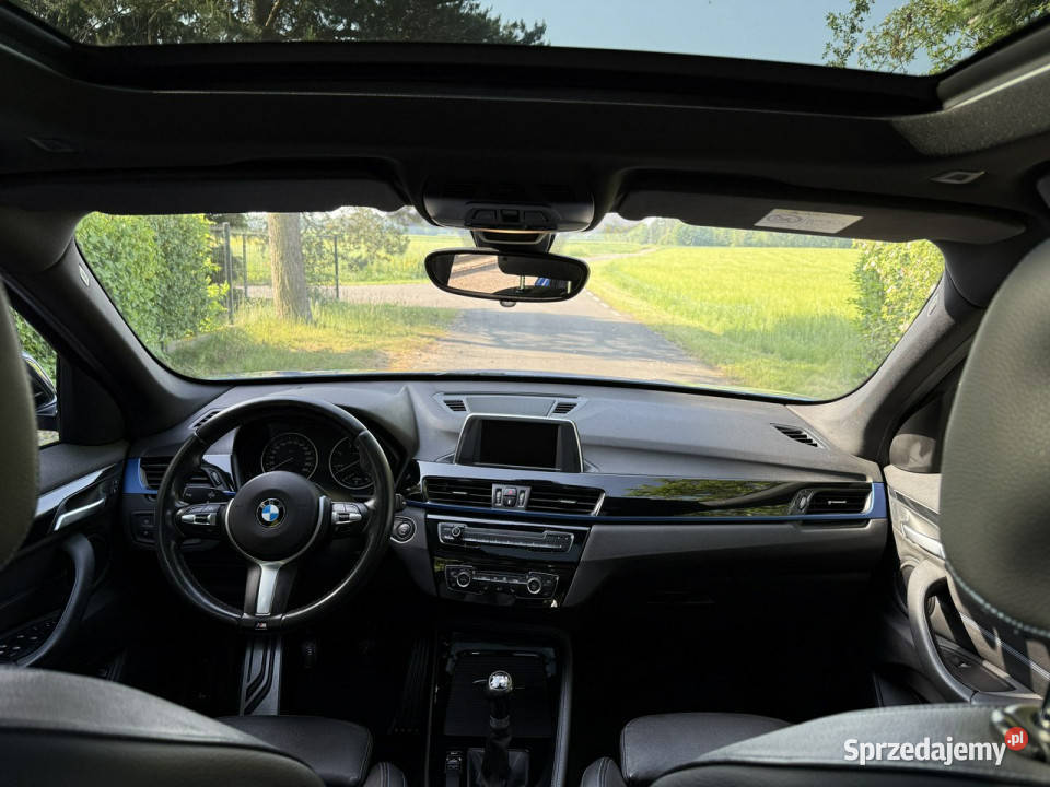 BMW X1 20d 150 114 z DE M Pakiet skóra LED II relingi dachowe X1 dolnośląskie Ocice