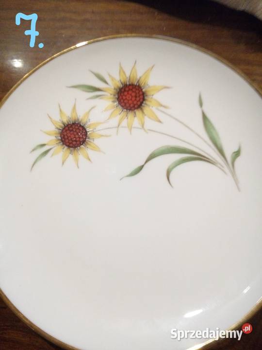 Stare piękne talerze deserowe mix Częstochowa