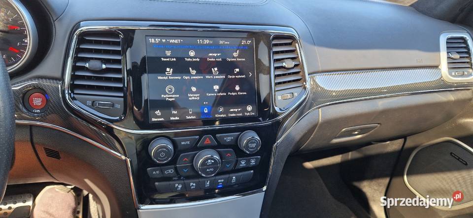 jeep grand cherockee SRT europa faktura vat 23 automatyczna Warszawa