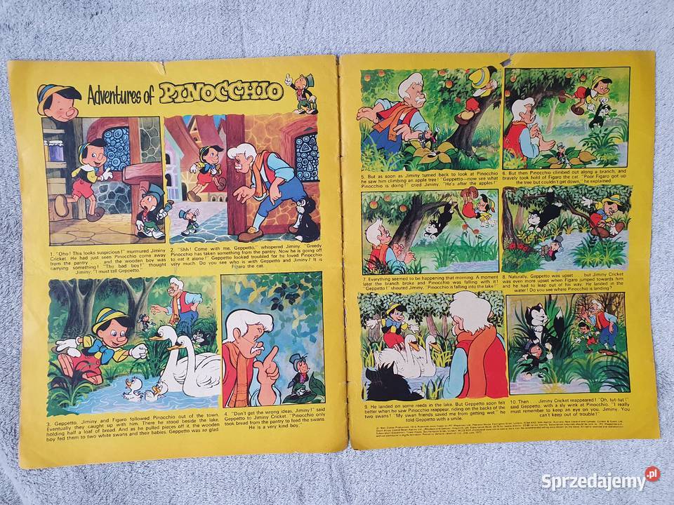 Disneyland komiks z 1973 roku Disney jęz Książki i Podręczniki Gdynia sprzedam