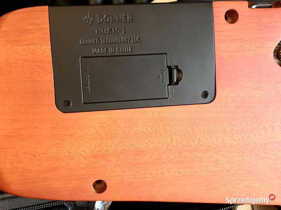 Donner HUSHI Mahogany gitara silent travel Warszawa