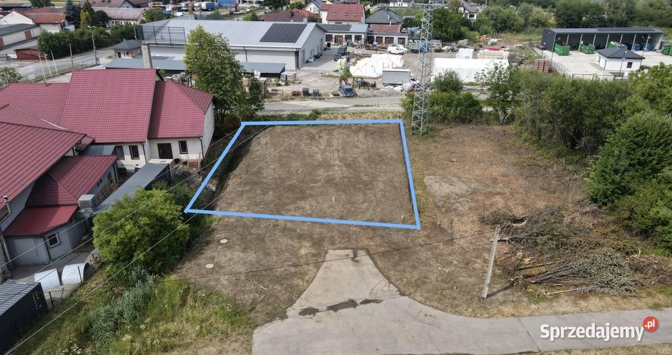Działka budowlana usługowa inwestycyjna Wojnicz 100zł/m2 małopolskie