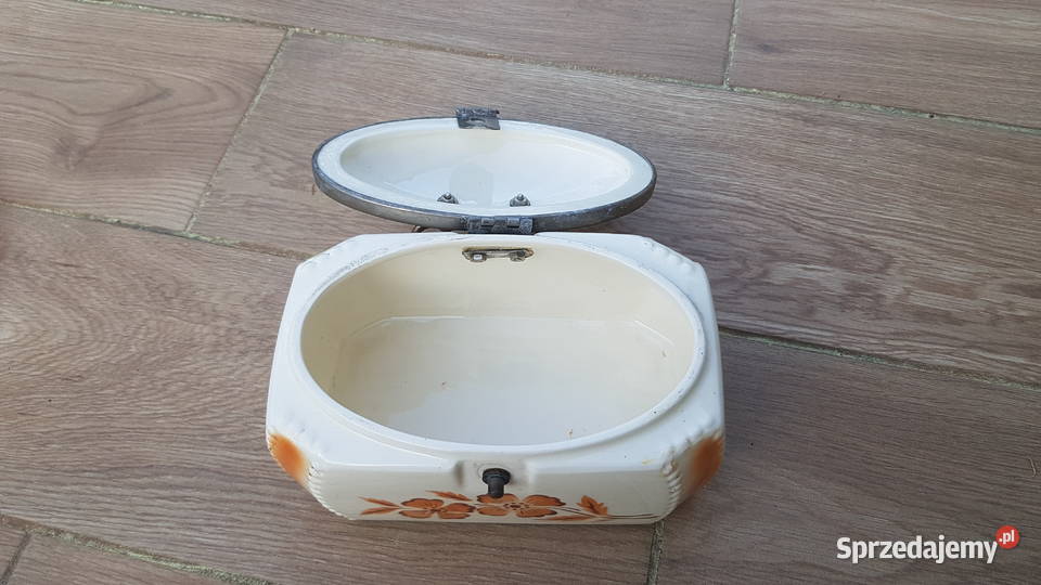 Stary niemiecki pojemnik śląskie Myszków