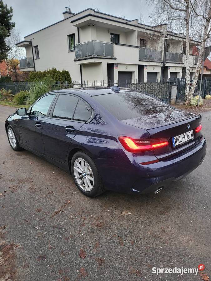 BMW g20 330e 292 M pakiet 2021r Laser 2021r mazowieckie Warszawa sprzedam