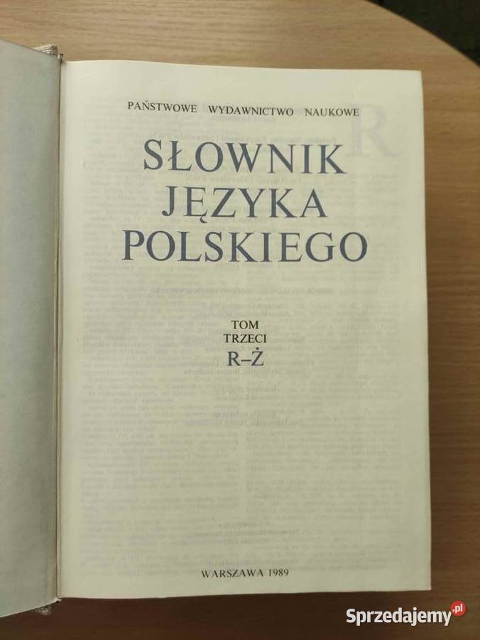 Słownik Języka Polskiego PWN 1988 3 tomy AK LP Przeworsk