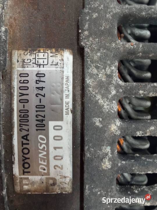 ALTERNATOR 270600Y060 133 16V VVTI Toyota Yaris