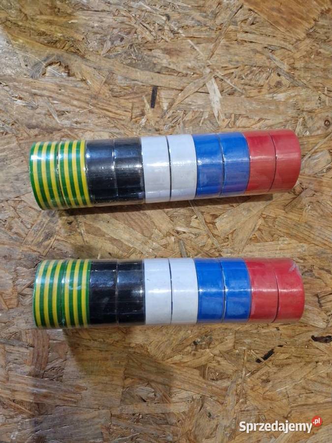 Taśma izolacyjna kolorowa 19mm x 013mm x 5m wielkopolskie