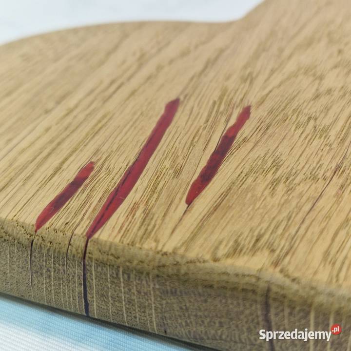 Świecznik drewniany serce z dębu miłość w Sępopol sprzedam