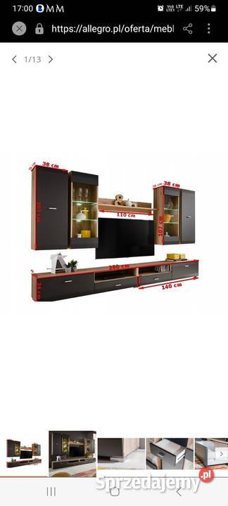 Sprzedam meblościankę Wiąg