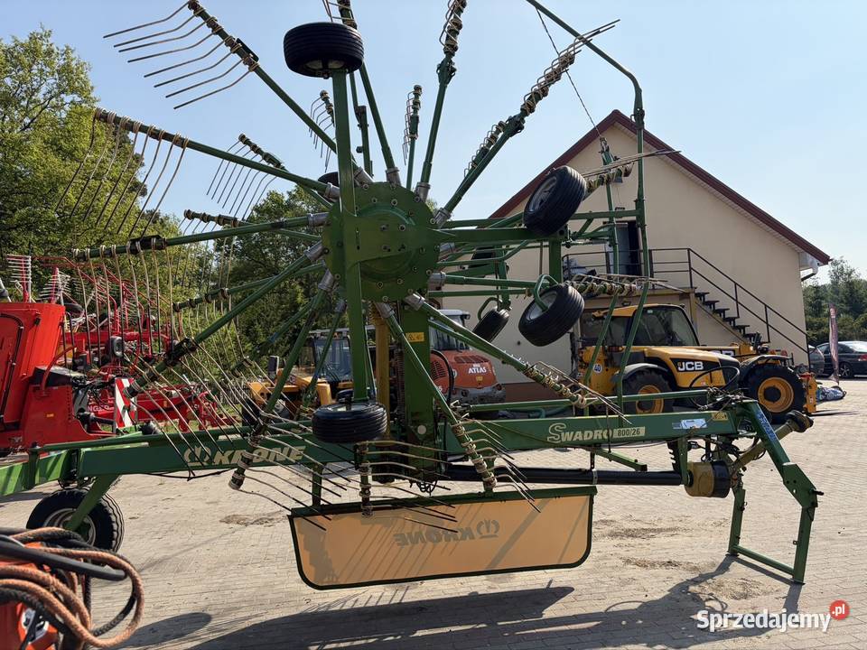 Zgrabiarka 2 karuzelowa Krone Swadro 800 26 mazowieckie Myszyniec