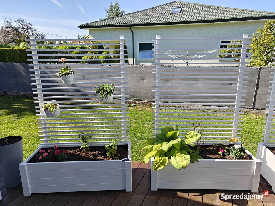 Donica Drewniana pergola kwietnik LAM3