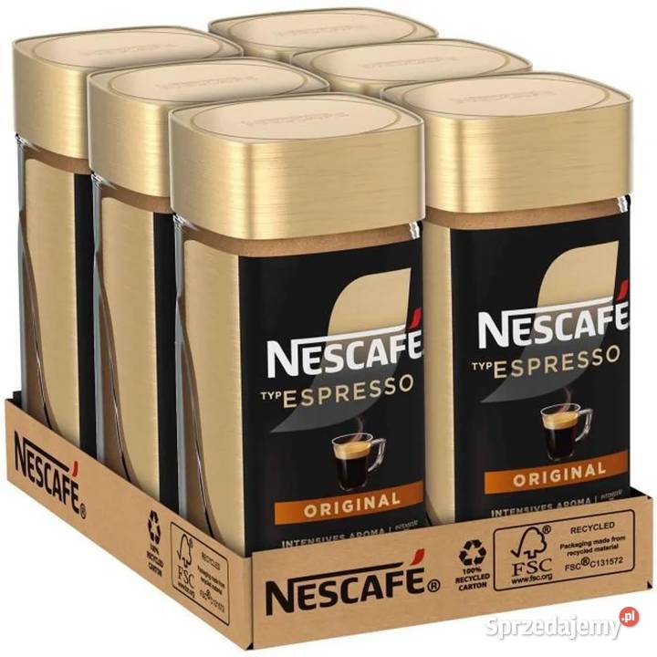 Nescaf Espresso Original 100g x 12 słoiczków Świdnica sprzedam