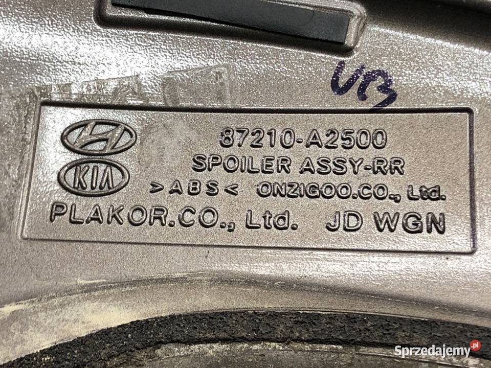 SPOILER LOTKA KLAPY KIA CEED Kombi 1218