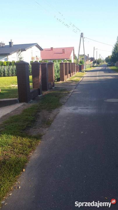 Słupki murki ala klinkier Ogrodzenia i bramy wielkopolskie Kalisz