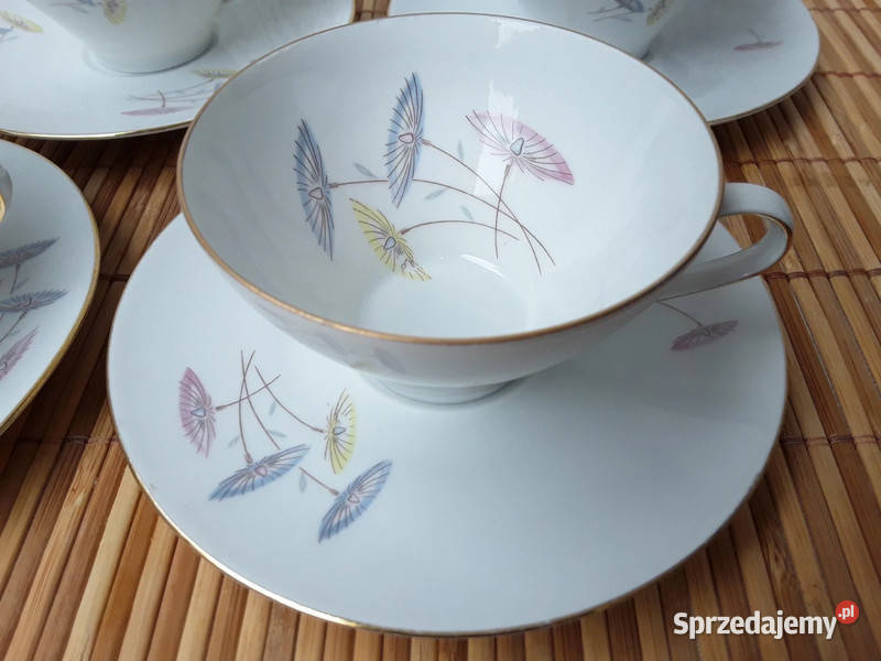 Porcelana Breuther Bavaria 4 filiżanki ze