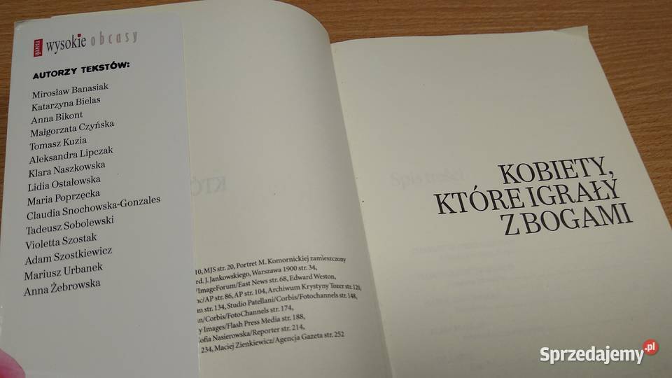 Kobiety które igrały z bogami Mirosław Banasiak Gdańsk sprzedam