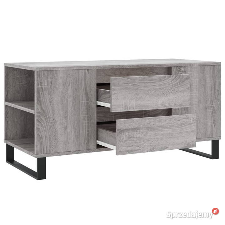 Stolik kawowy szary dąb sonoma 102x445x50 mazowieckie Warszawa