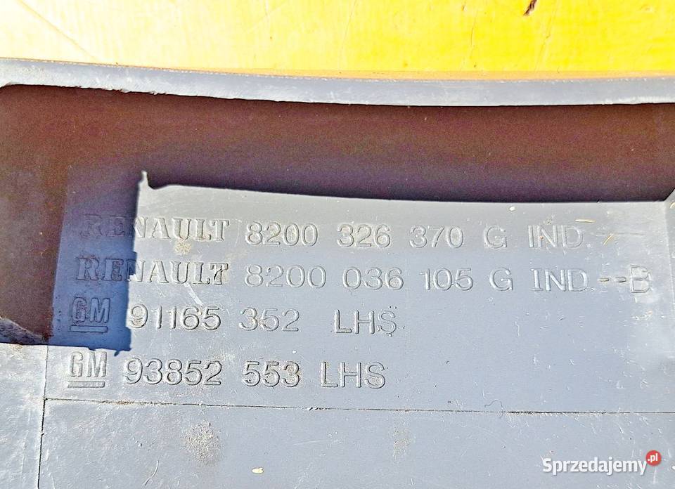 RENAULT TRAFIC OPEL VIVARO LISTWA GM 91165352 dostawcze Radom