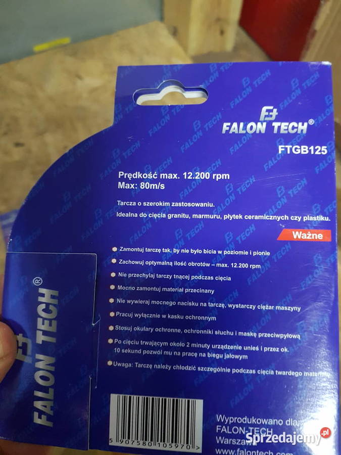 TARCZA DIAMENTOWA PEŁNA DO SZKŁA I LAMINATU 125 Głogowa