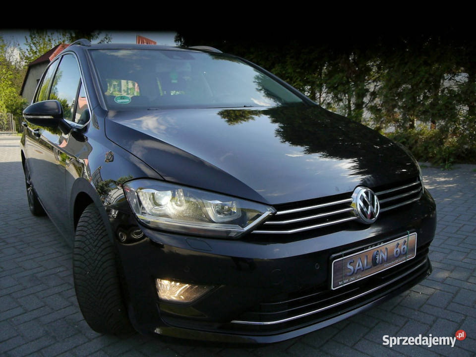 Volkswagen Golf Sportsvan 20 150tkm Navi LED czarny Częstochowa