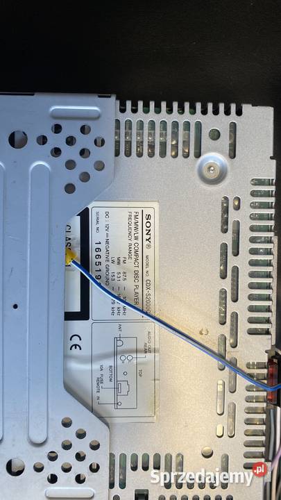 Radio Sony CDXS2000C Warszawa