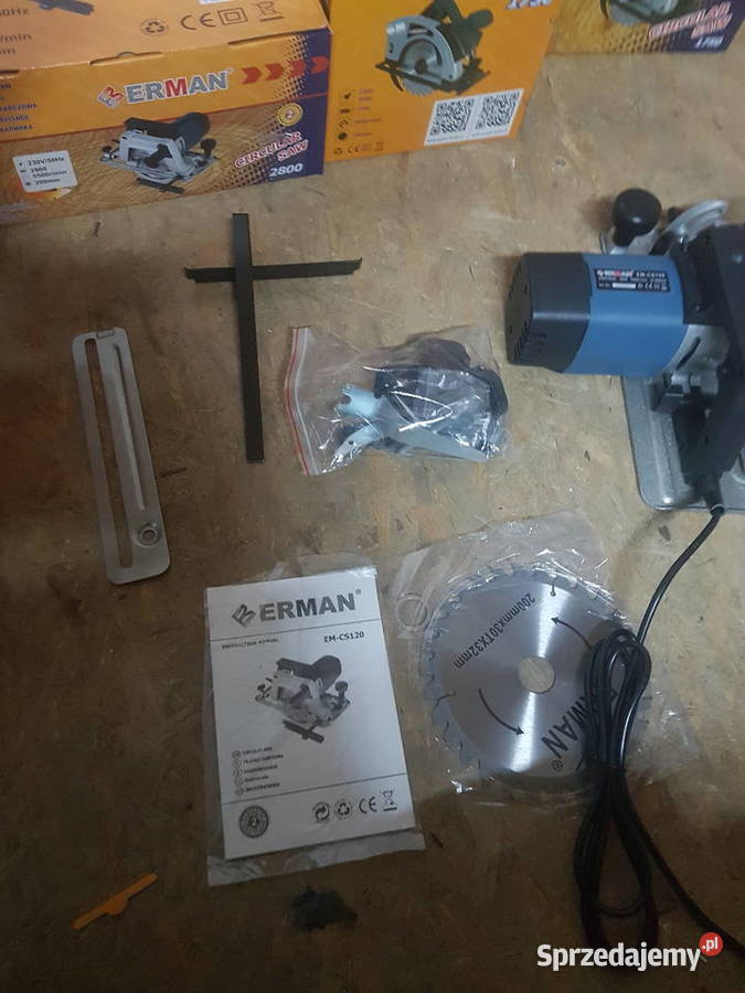 PILARKA TARCZOWA RĘCZNA ERMAN 2w1MOCOWANIETARCZA