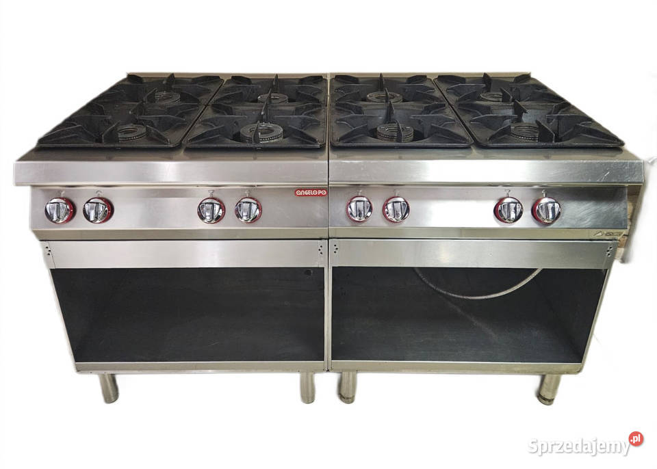 Kuchnia gazowa 8 palników Angelo 190FAAFOMO 2 x śląskie Pszczyna