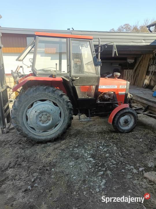 Ursus 3512 MF 255 1990r z oryginalnym pługiem Tomaszów Mazowiecki