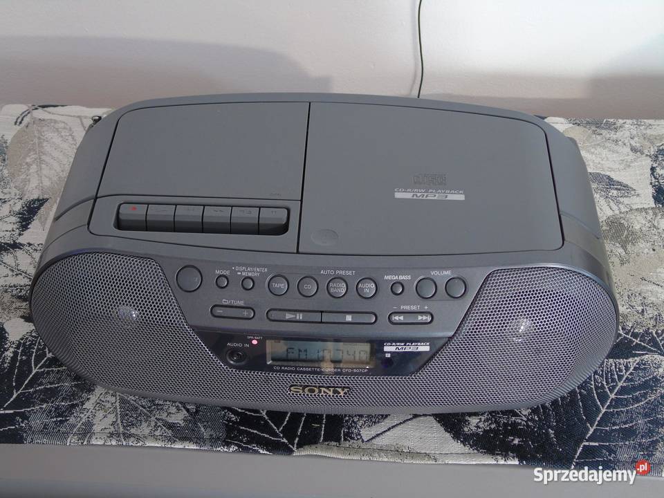 Radio odtwarzacz magnetofon AUX Sony CFDS07 Elektronika Jasło
