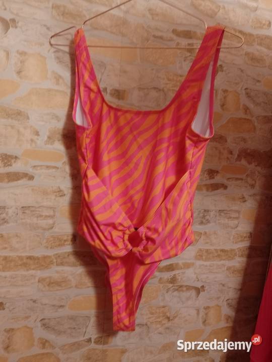 40L Różowo pomarańczowy strój kąpielowy z różowy Kraków