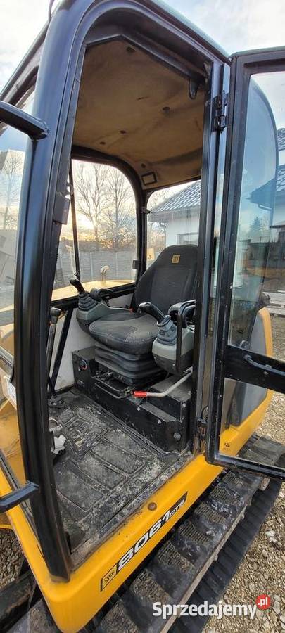 Minikoparka gasienicowa JCB 8061 8060 zamiana Kabina