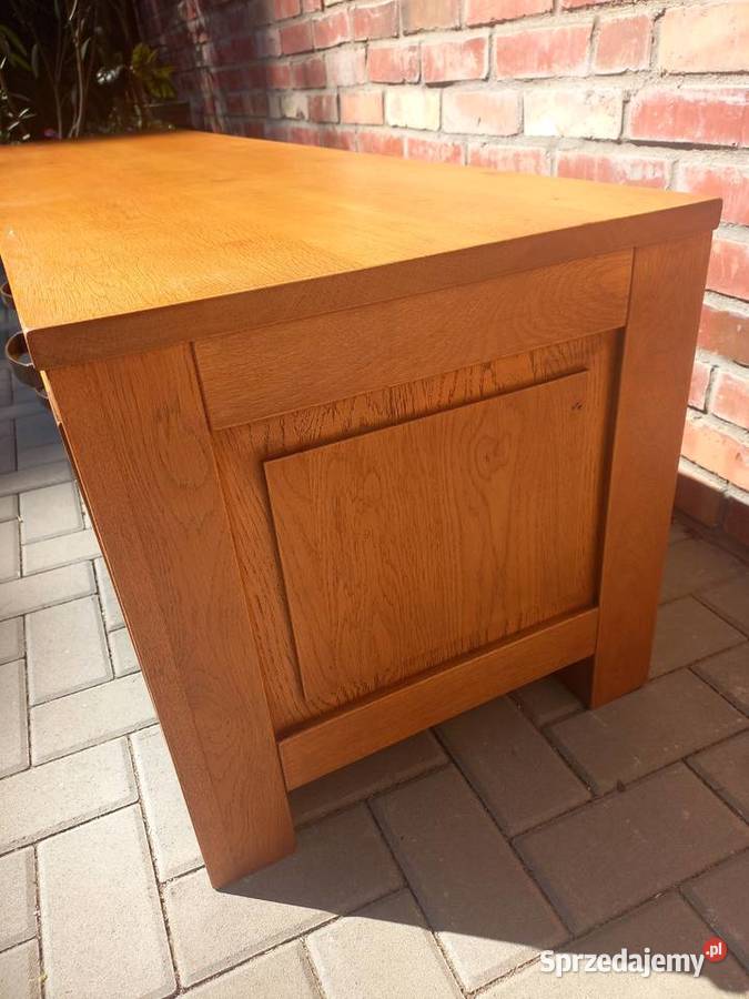 Szafka RTV Komoda dębowa drewniana Szafka pod 190cm Gawroniec sprzedam