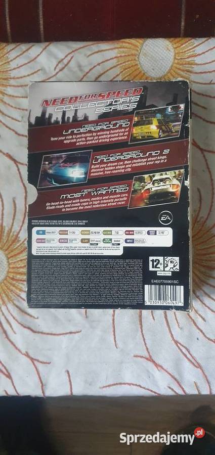 Pudełko na gry pc need for speed collectors Kielce