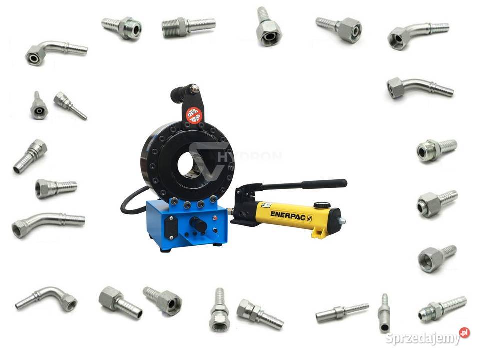 Mobilne zakuwanie prasa P16 zestaw końcówki węże Złotów sprzedam