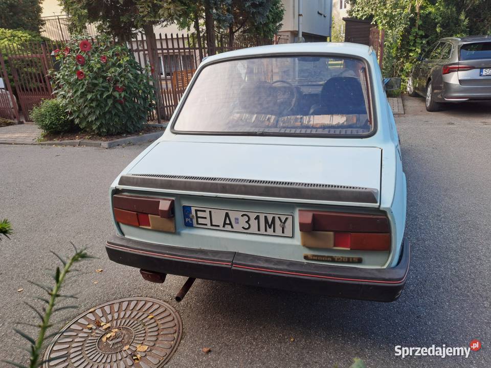 skoda 120ls z szyberdachem fabrycznym b rzadka 1200cm3 łódzkie Łódź