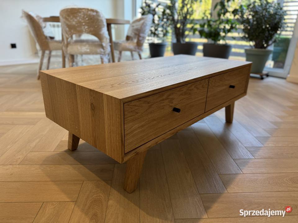 Ława dębowa z szufladami śląskie Złochowice sprzedam
