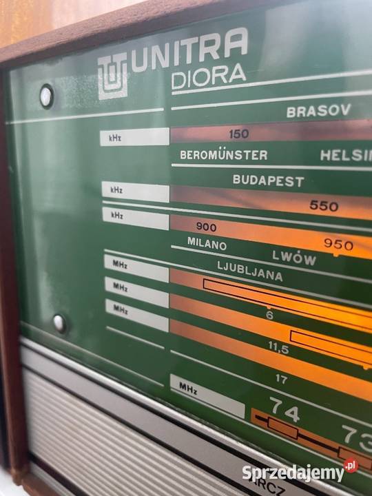 Radio Lampowe UnitraDiora DMTL202 komplet OKAZJA