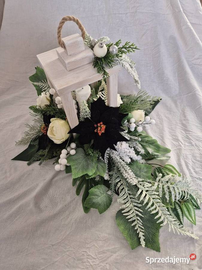 Stroik świąteczny dekoracja na cmntarz Pleszew