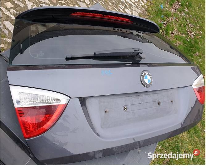 BMW 3 E91 Tylna klapa bagażnika SREBRNA Głogówek
